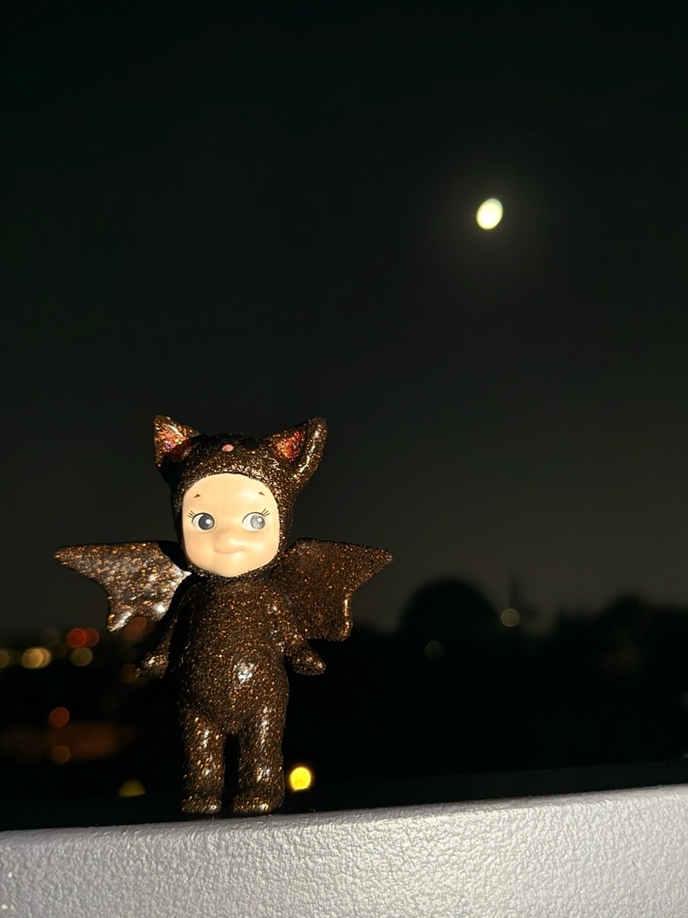 Glittery Brown Bat Custom Sonny Angel 🦇